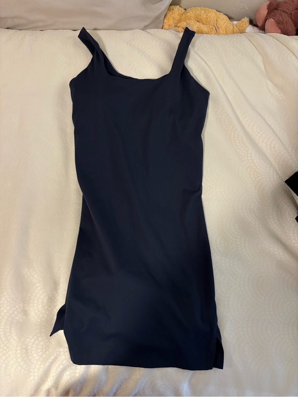 Old Navy Navy Square Neck Tank Dress